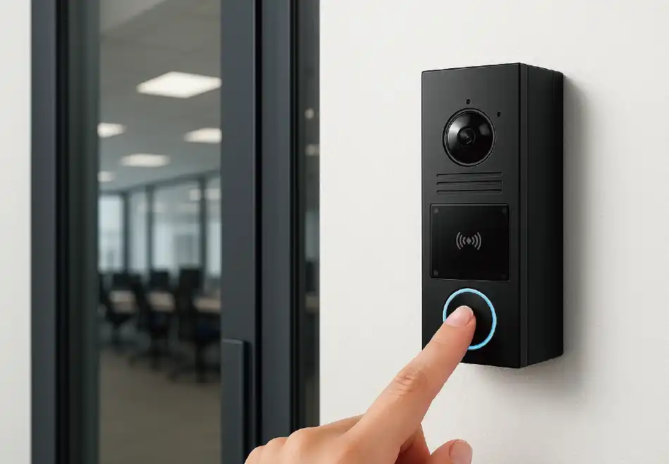 ドアホン型IPカメラ