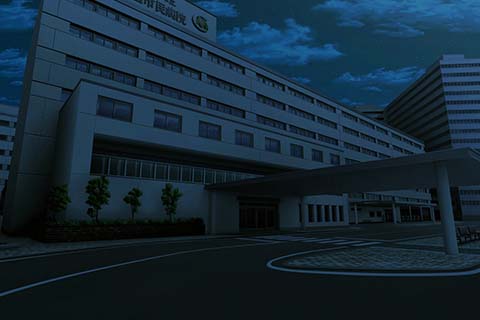 夜間の病院セキュリティ