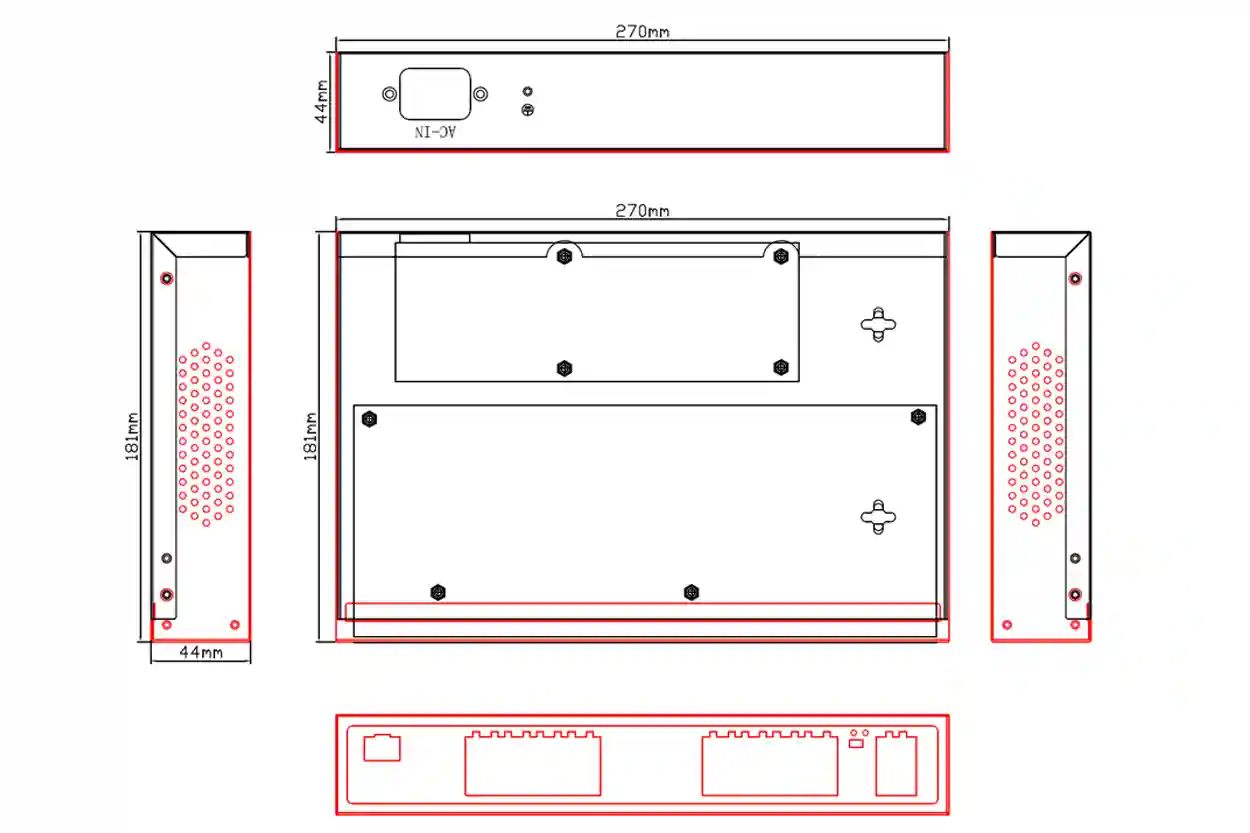 POE-G1602-S1-C寸法