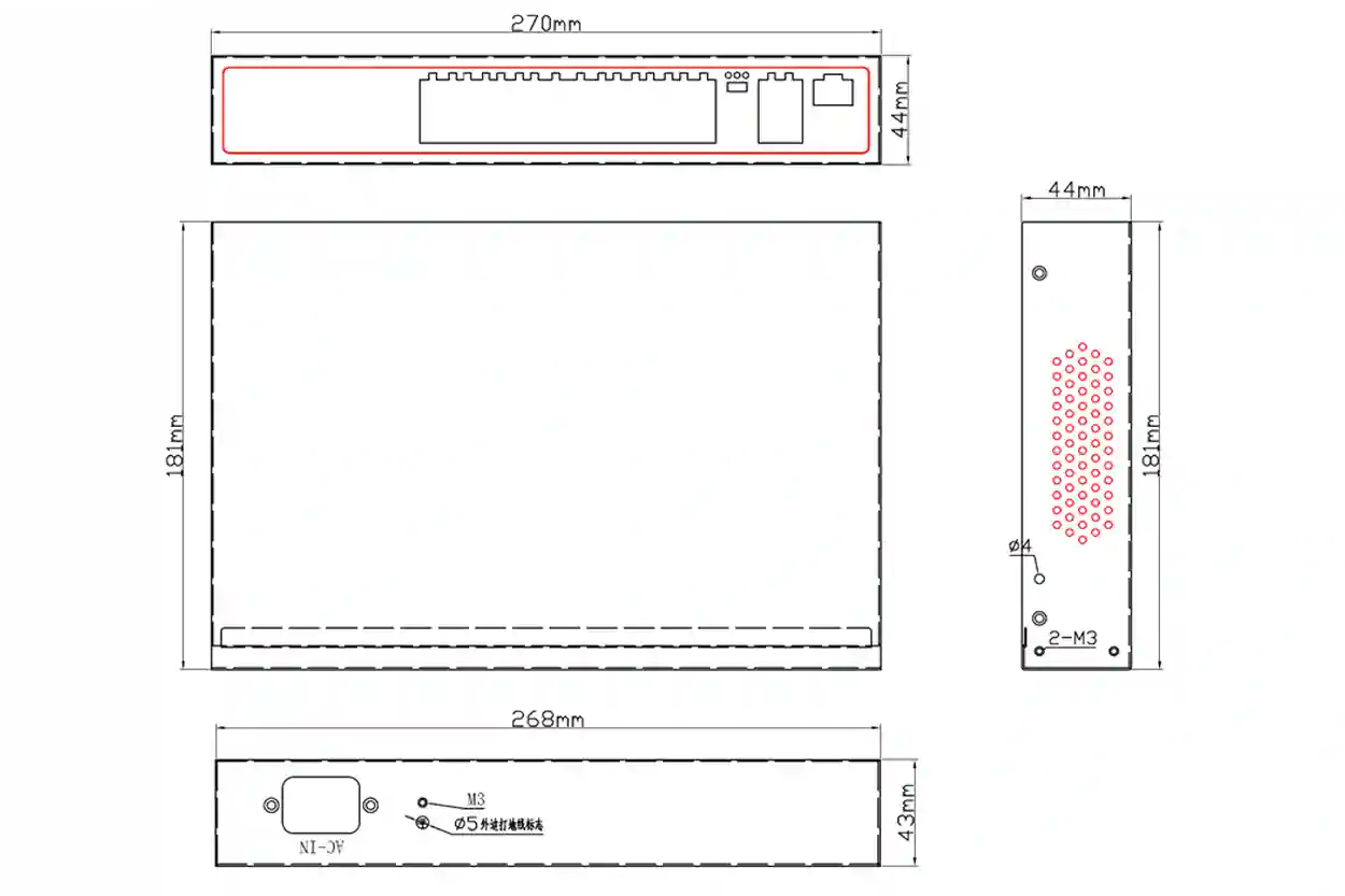 POE-M16-G2S1-C寸法