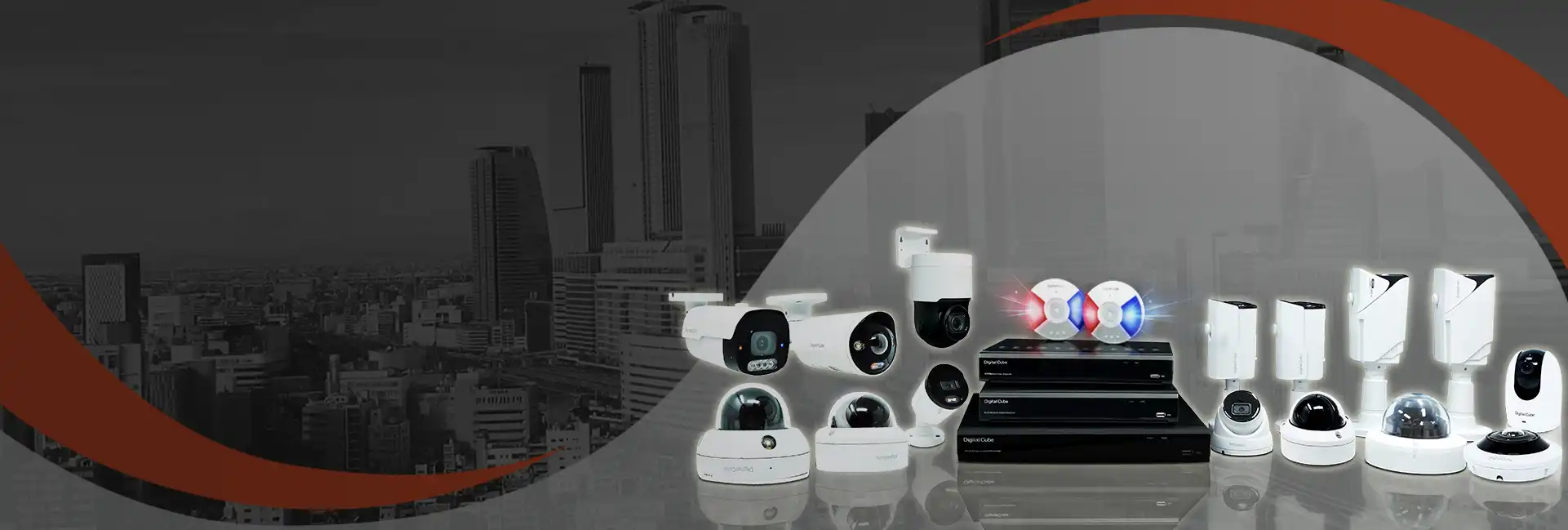 法人向け防犯カメラ・AIネットワーク監視システムの製品イメージ