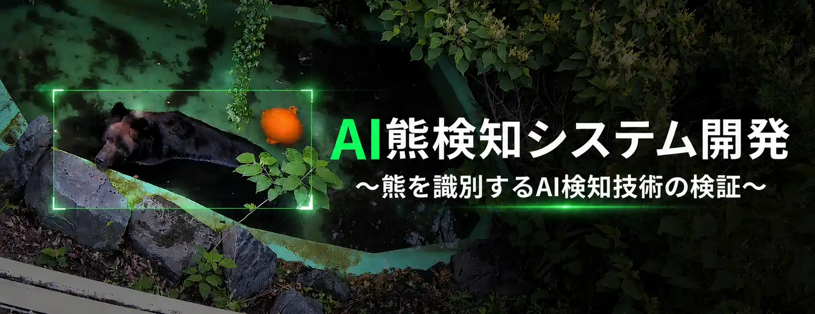 AIカメラシステム熊検知